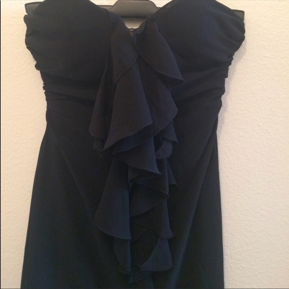New guess strapless ruffle dress - Picture 4 of 7